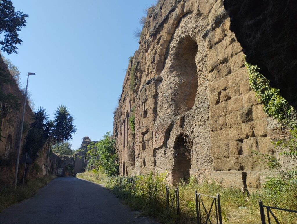 acqueduct on via del mandrione